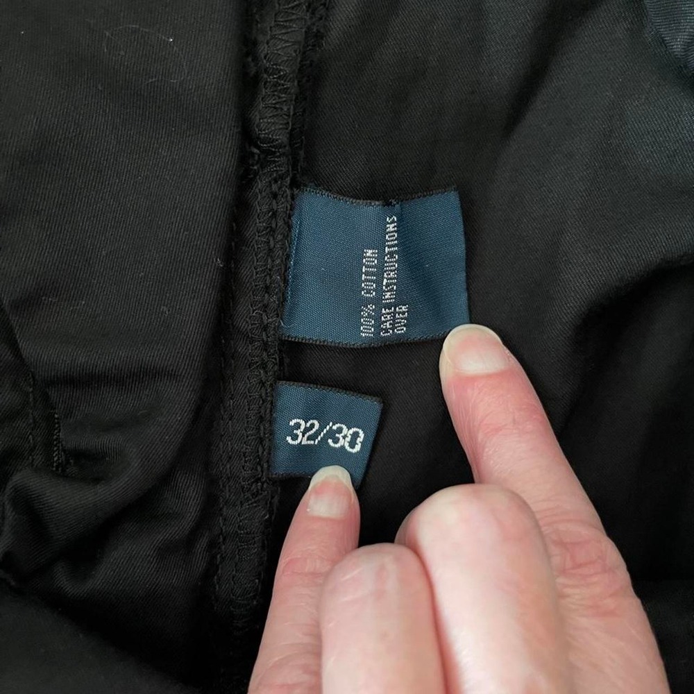 Vintage 90's Gorp Core Polo Ralph Lauren Black Utility Cargo Pants Size 32x30 - Picture 4 of 9